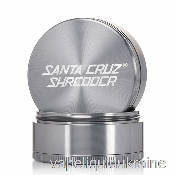 Vape Ukraine Santa Cruz Shredder 2.75inch Large 4-Piece Grinder Grey (70mm)
